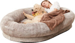 Dog Bed for Humans Portable Pet Bed Giant Dog Bed Human Bed Cat Bed Dog Bed