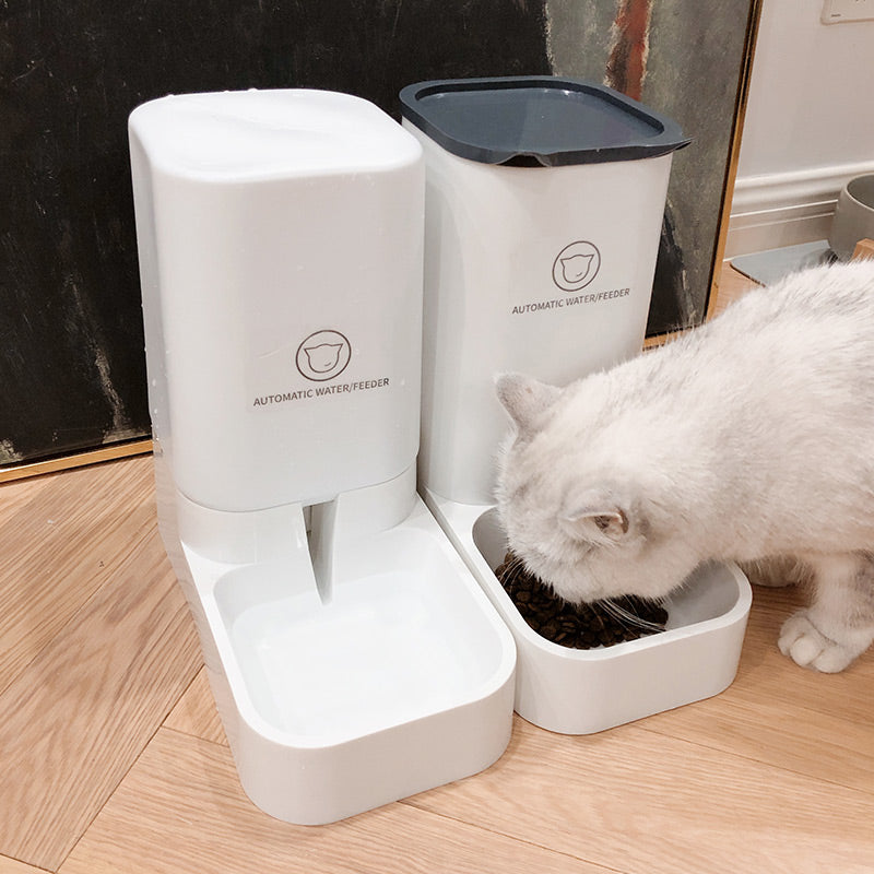 Automatic Refilling Large-Capacity Water Feeder Dog Pet Automatic Feeding Water Feeder Cat Bowl Food Utensils