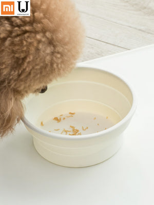 Xiaomi Folding Pet Feeding Bowl Foldable Cat Dog Food Container Travel Portable Water Bowl Feeder Eco-friendly Silicone BPA