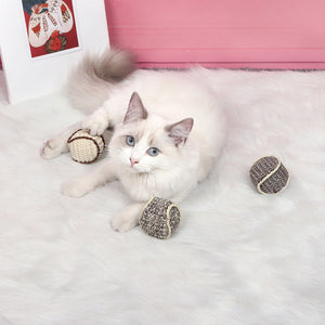 Cat Toy Sisal Ball Cat Claw Knitting Ball Funny Cat Ball Cat Toy Pet Supplies